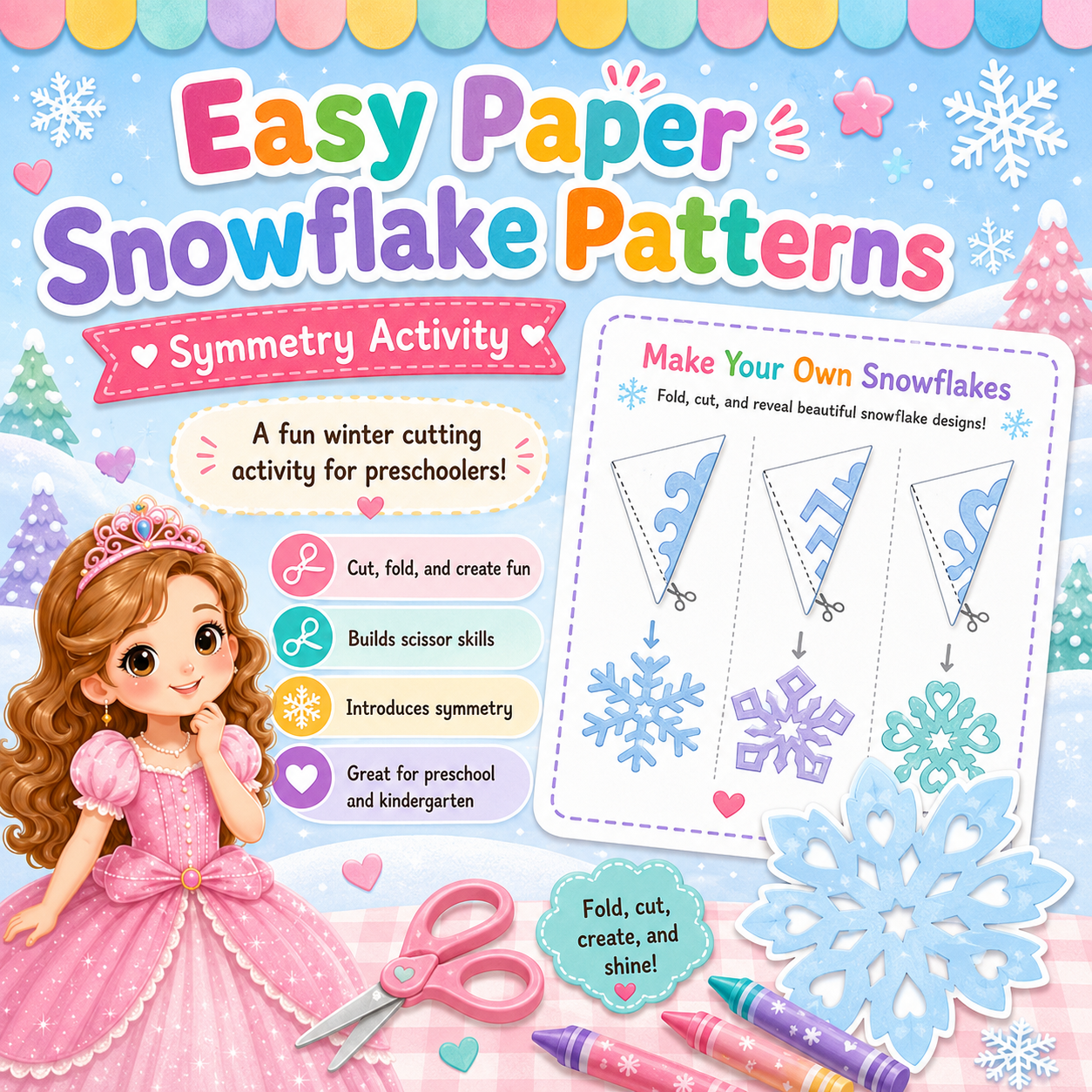easy snowflake patterns