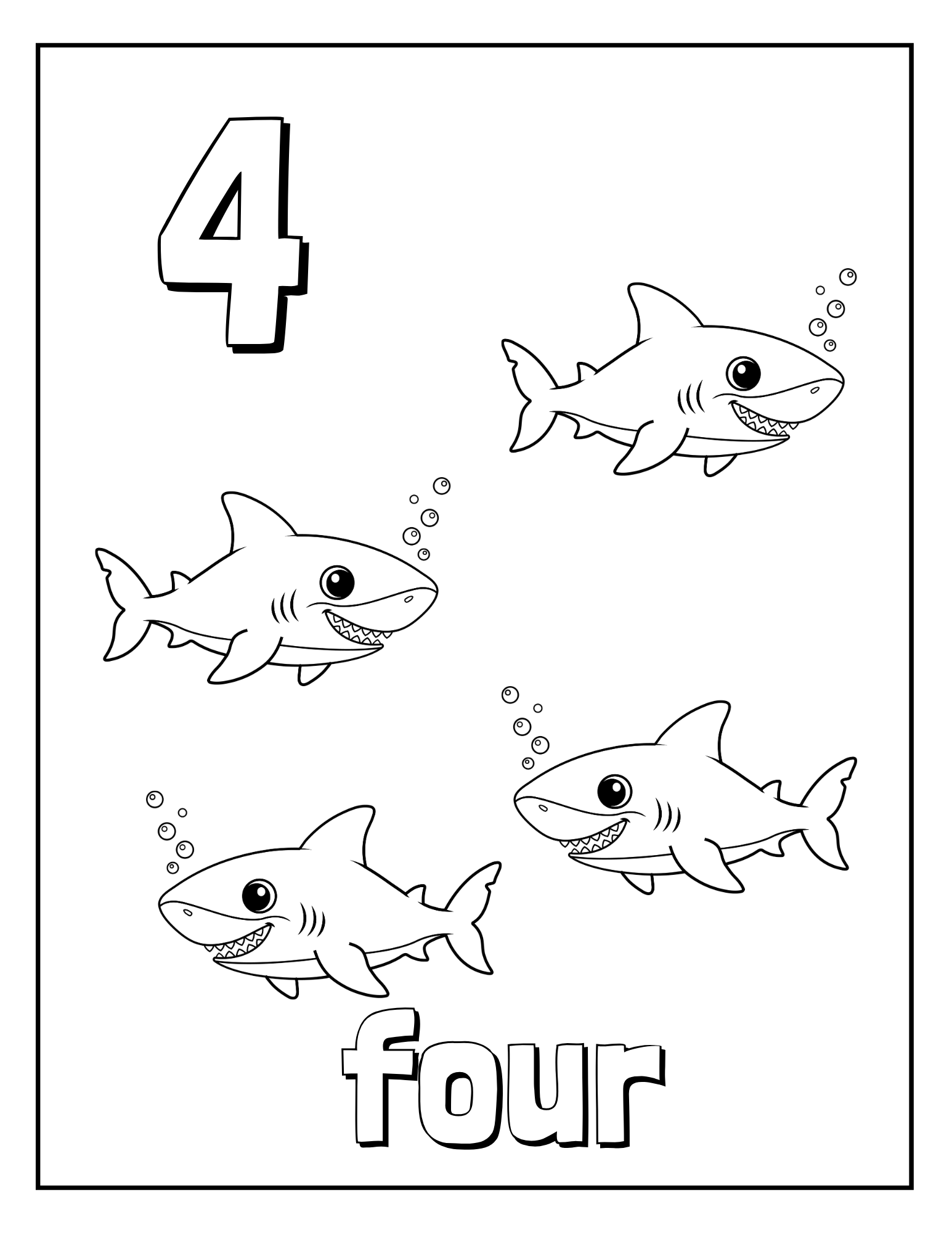 teaching number 4 sounds