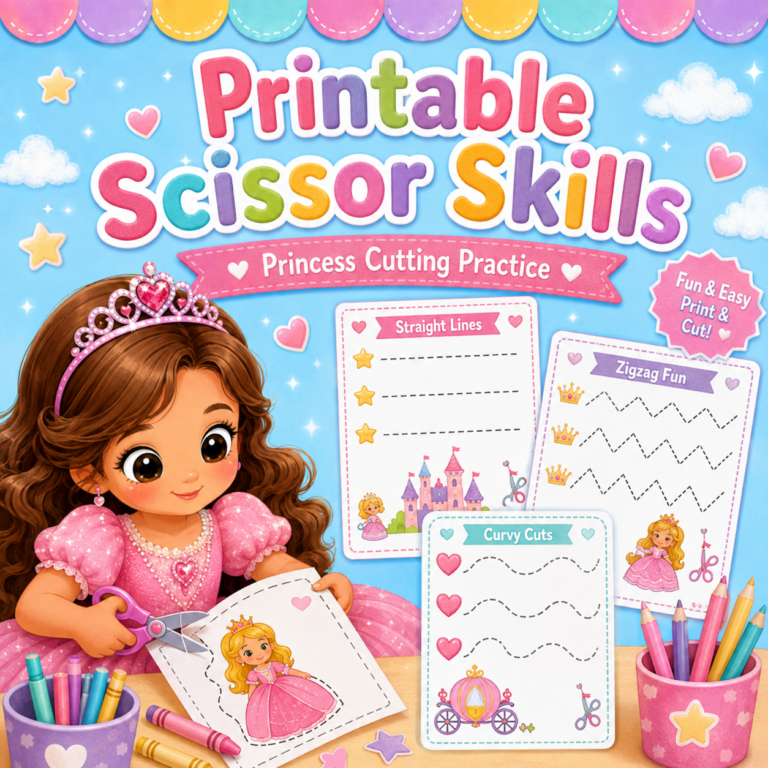 printable scissor skills littleslearningcorner.com