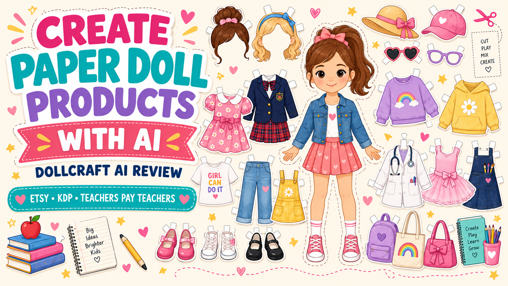 paper doll AI review littles learning corner.com